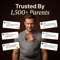 Retours de parents sur le t-shirt porte-bébé Hugaya